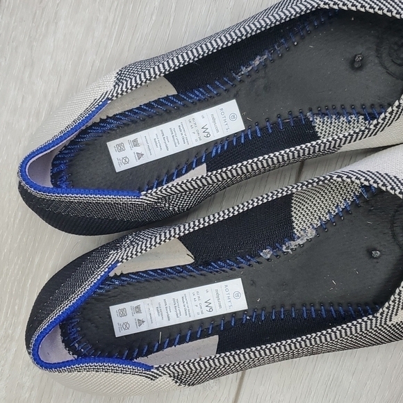 Rothys Womens Captoe Ballet Flats shoes sz 9 - Picture 13 of 16